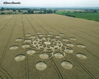 aerial of Muncombe Hill from tt
