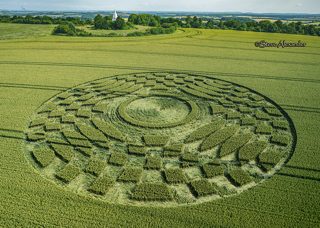 aerial of Farley Mount from tt