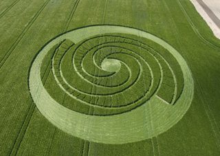 aerial of West Kennett