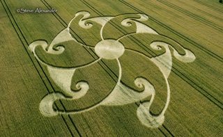 aerial of Etchilhampton from tt