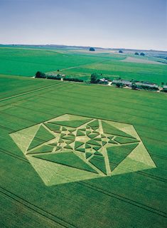 aerial of Avebury from tt