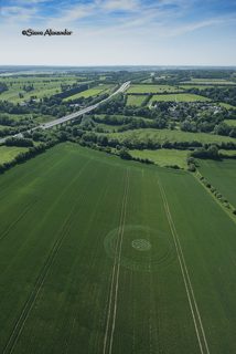 aerial of White Way from tt