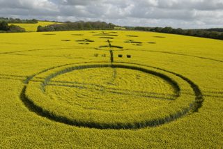 aerial of Clatford from tt