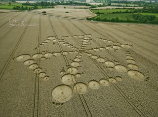 aerial of Wappenbury