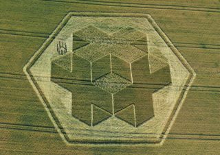 aerial of Cley Hill from tt