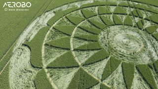 aerial of Ogbourne St George from tt