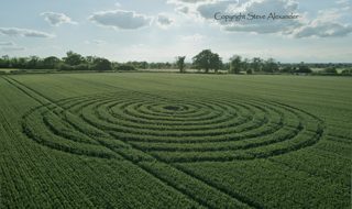 aerial of Sherston from tt