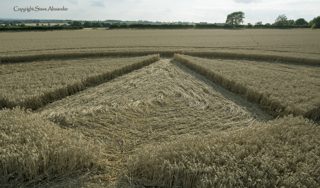 aerial of Rollright Stones from tt