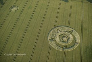 aerial of Rollright Stones from tt