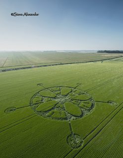 aerial of Winterbourne Stoke from tt