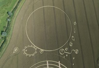 aerial of Avebury Manor