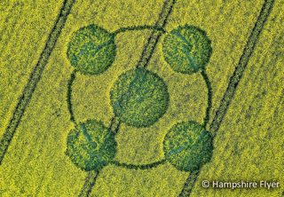 aerial of Crab Wood from tt