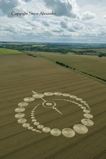 aerial of Etchilhampton from tt