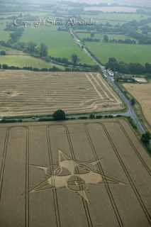 aerial of Bishops Cannings