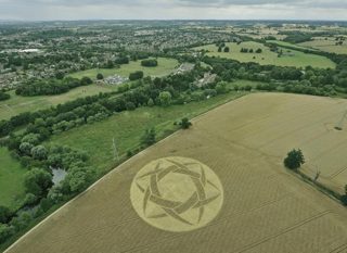 aerial of Guys Cliffe