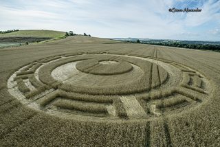 aerial of Etchilhampton from tt