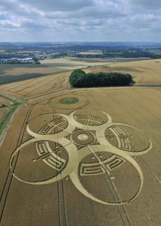 aerial of Roundway Hill