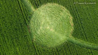 aerial of South Brewham from tt