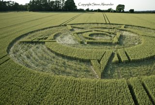 aerial of Rollright Stones from tt
