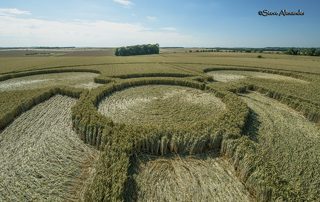 aerial of Coneybury Hill from tt