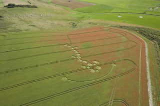 aerial of Ogbourne Down from tt