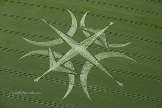 aerial of Stonehenge from tt