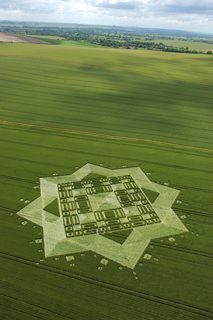 aerial of Alton Barnes
