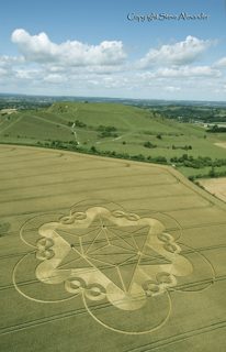 aerial of Cley Hill from tt