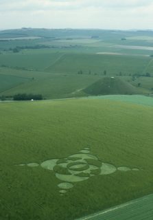 aerial of Opposite Silbury Hill