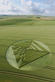 aerial of West Kennett