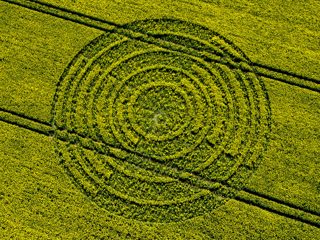 aerial of Avebury