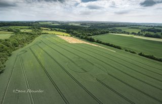 aerial of Wotten Rivers from tt