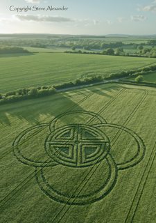 aerial of Blandford Forum from tt