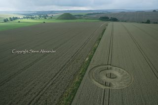 aerial of Silbury Hill