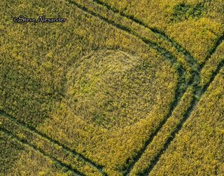 aerial of Marden Copse