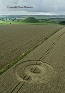 aerial of Silbury Hill