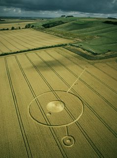 aerial of Winterbourne Bassett