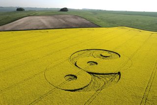 aerial of Avebury Stone Circle from tt