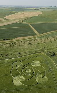 aerial of Beckhampton
