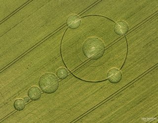 aerial of Wilton Windmill from tt