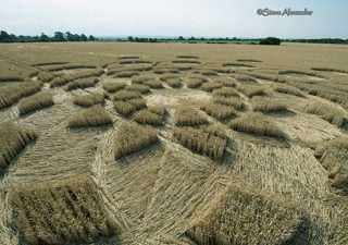 aerial of Muncombe Hill from tt