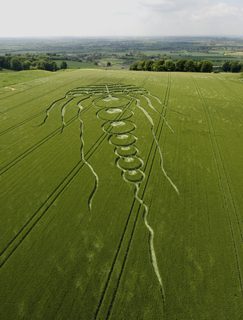 aerial of Wayland's Smithy from tt