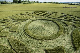 aerial of Farley Mount from tt