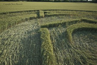 aerial of Rollright Stones from tt