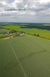aerial of Wilton Windmill