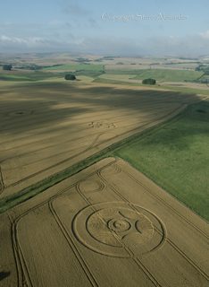 aerial of Avebury from tt