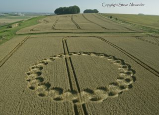aerial of Hackpen Hill from tt