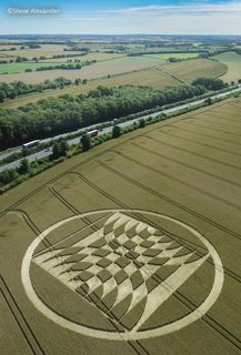 aerial of Micheldever from tt
