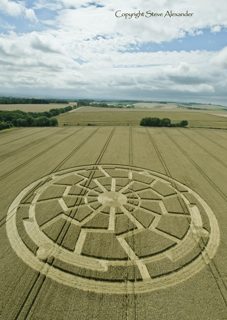 aerial of Bowerchalke from tt