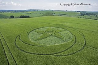 aerial of Silbury Hill from tt